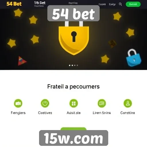 Recursos de segurança do site 54 bet