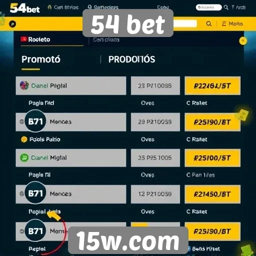 Novas promoções no site 54 bet atraem jogadores