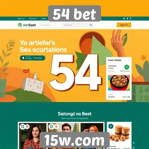 Novo design do site 54 bet atrai novos usuários