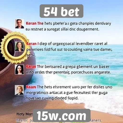 Feedback de usuários sobre a experiência na 54 bet