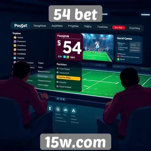 Estudo sobre a interface do usuário do 54 bet